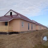 Эластичная штукатурка. Коттеджный поселок, Самарская обл.